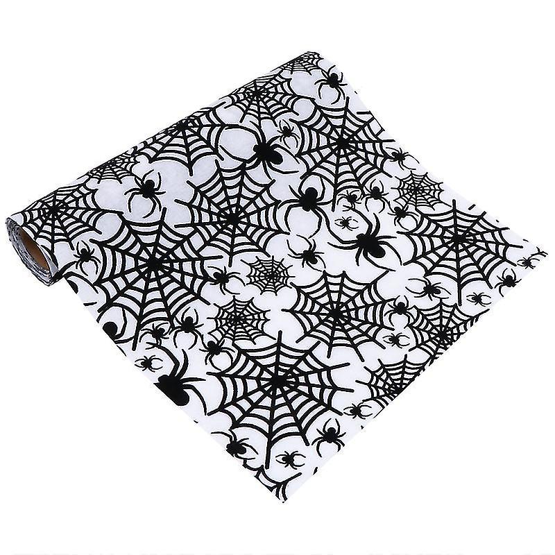270X27.2x0.01cm Spider Web Pattern Tablecloths 1pc Festival Table Runner Halloween Theme Pattern Fun