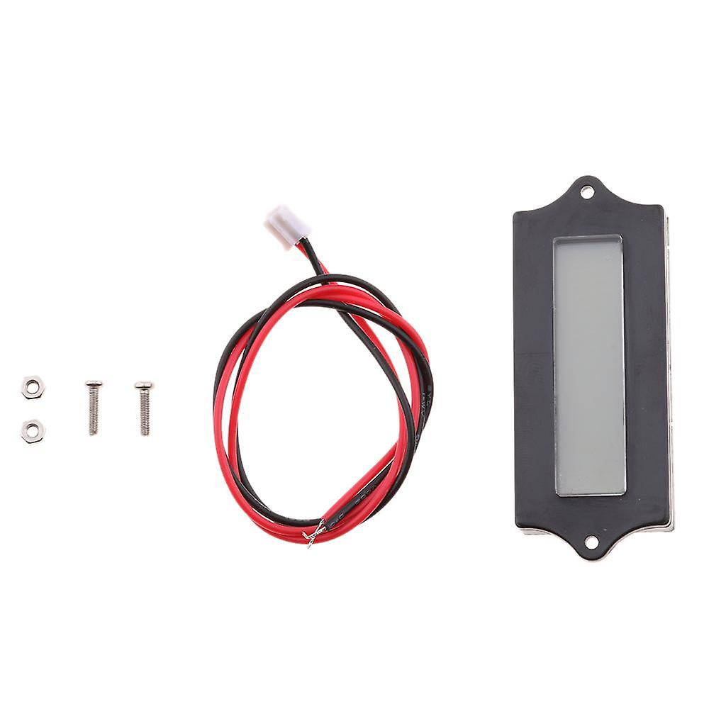 8~65V Green LCD Lead Acid Lithium Battery Capacity Indicator Voltmeter