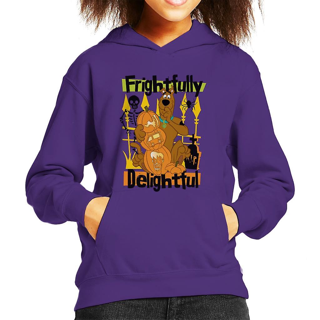 Scooby Doo Halloween Espantosamente encantadora sudadera con capucha para niños