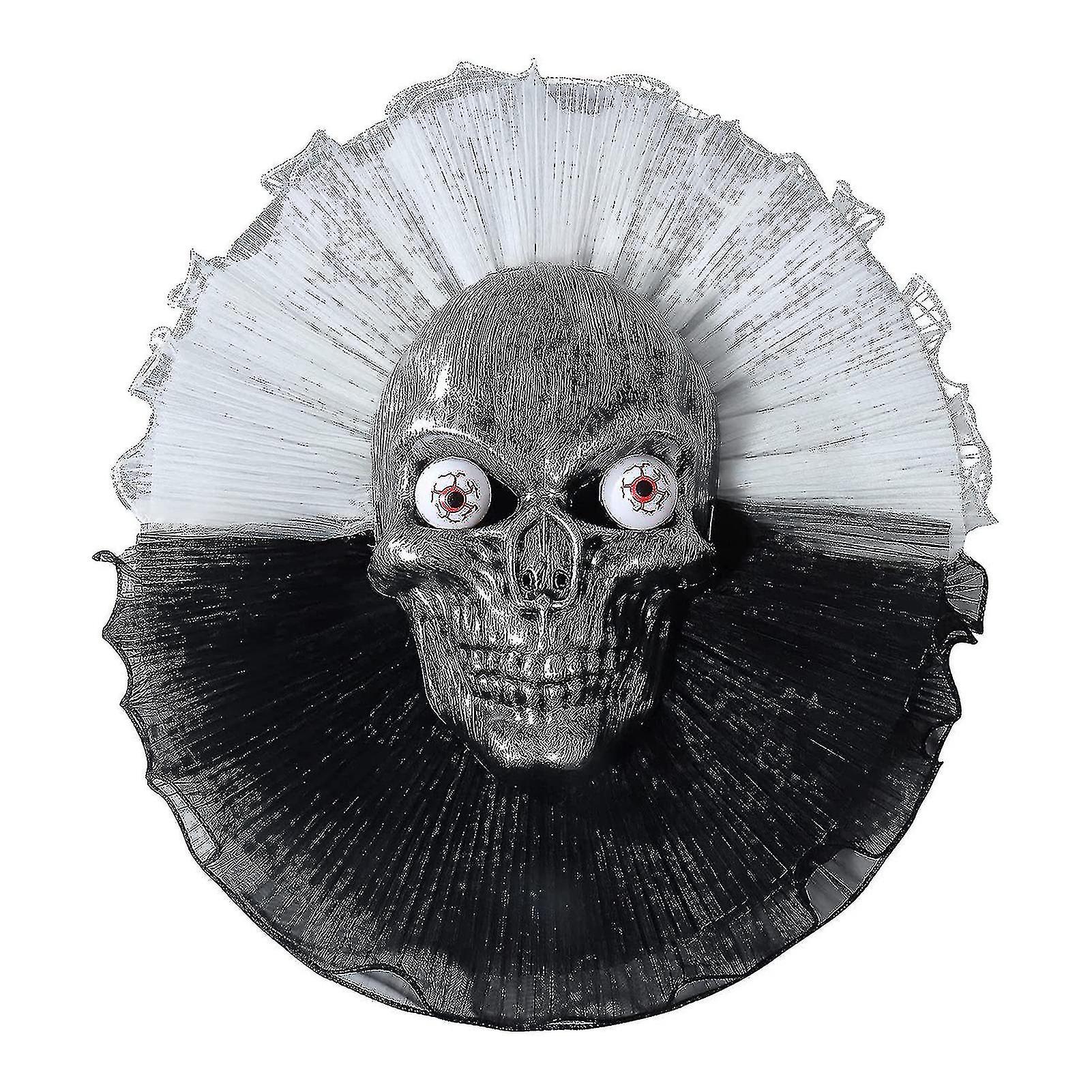 Wreath Haunted Decoration Hanging Horror Garland Decor For Door