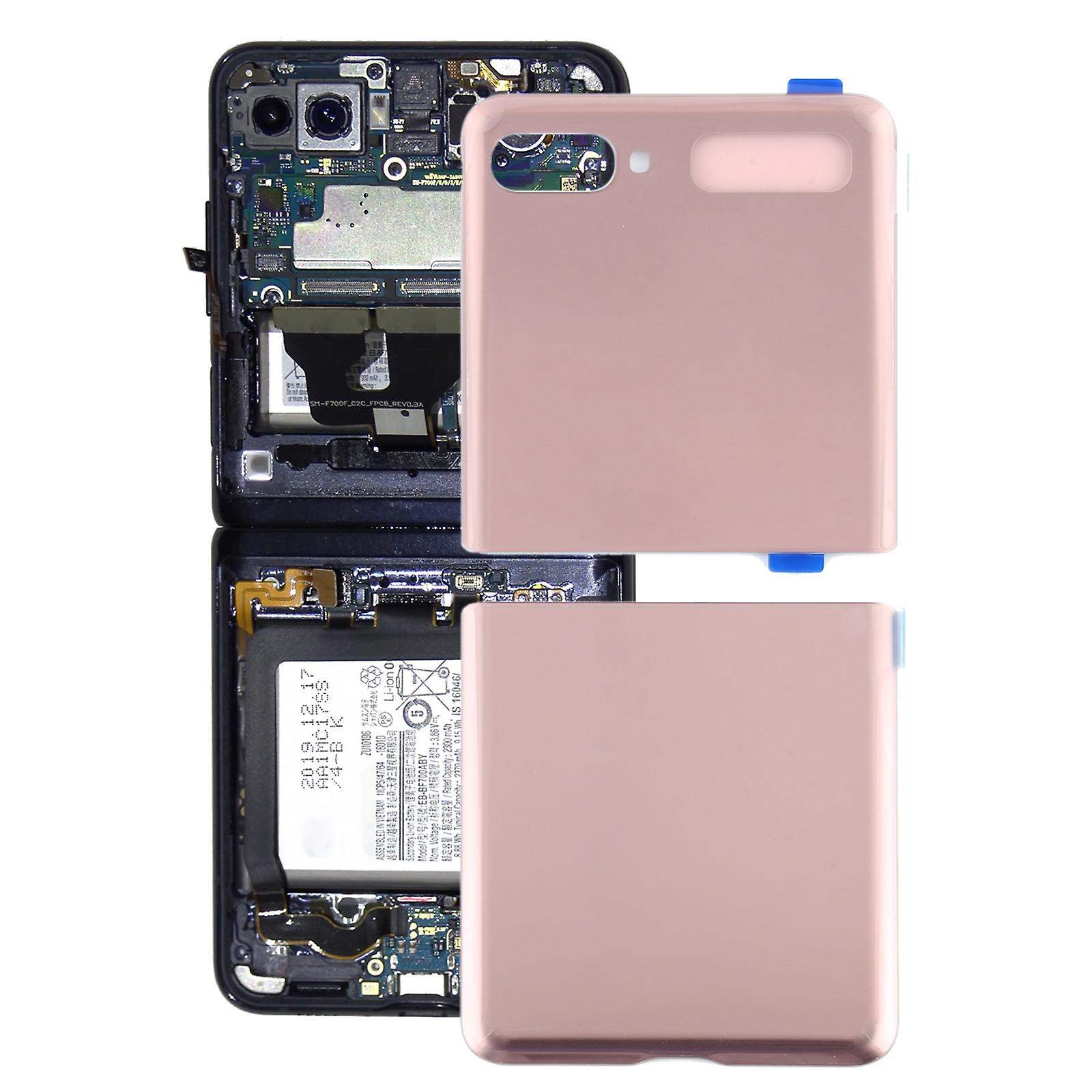 Pink Battery Back Cover For Samsung Galaxy Z Flip Sm-F707 5G