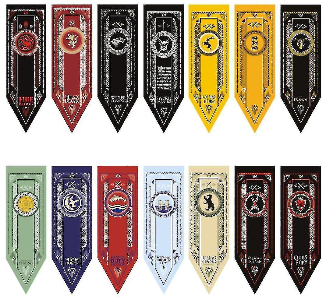 Game Of Thrones Hanging Flag 48*150cm Decoration Targaryen Lannister Stark