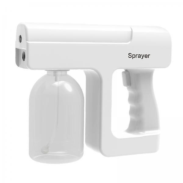 3xUSB wiederaufladbare elektrische Nano Dampfspritzpistole Nano Zerstäuber Fogger Weiß