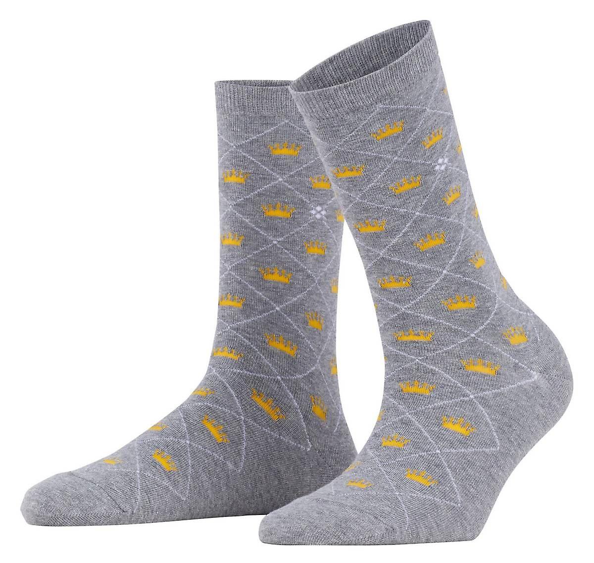 Burlington Crown Socks - Light Grey