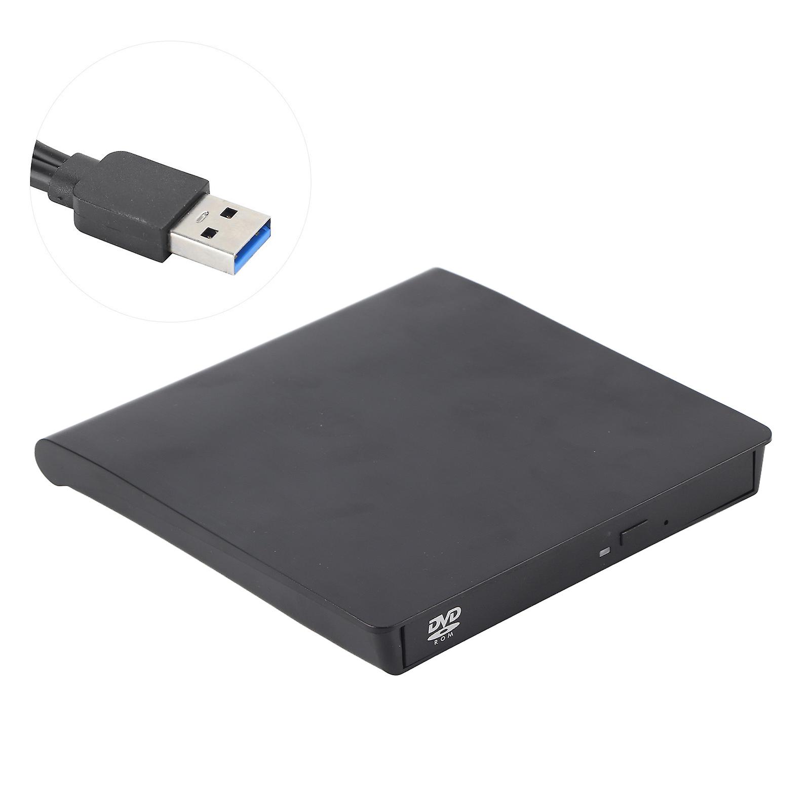 TYPEC External Optical Drive Mobile DualPort USB3.0 High Speed for Laptop Computer (Read Only)