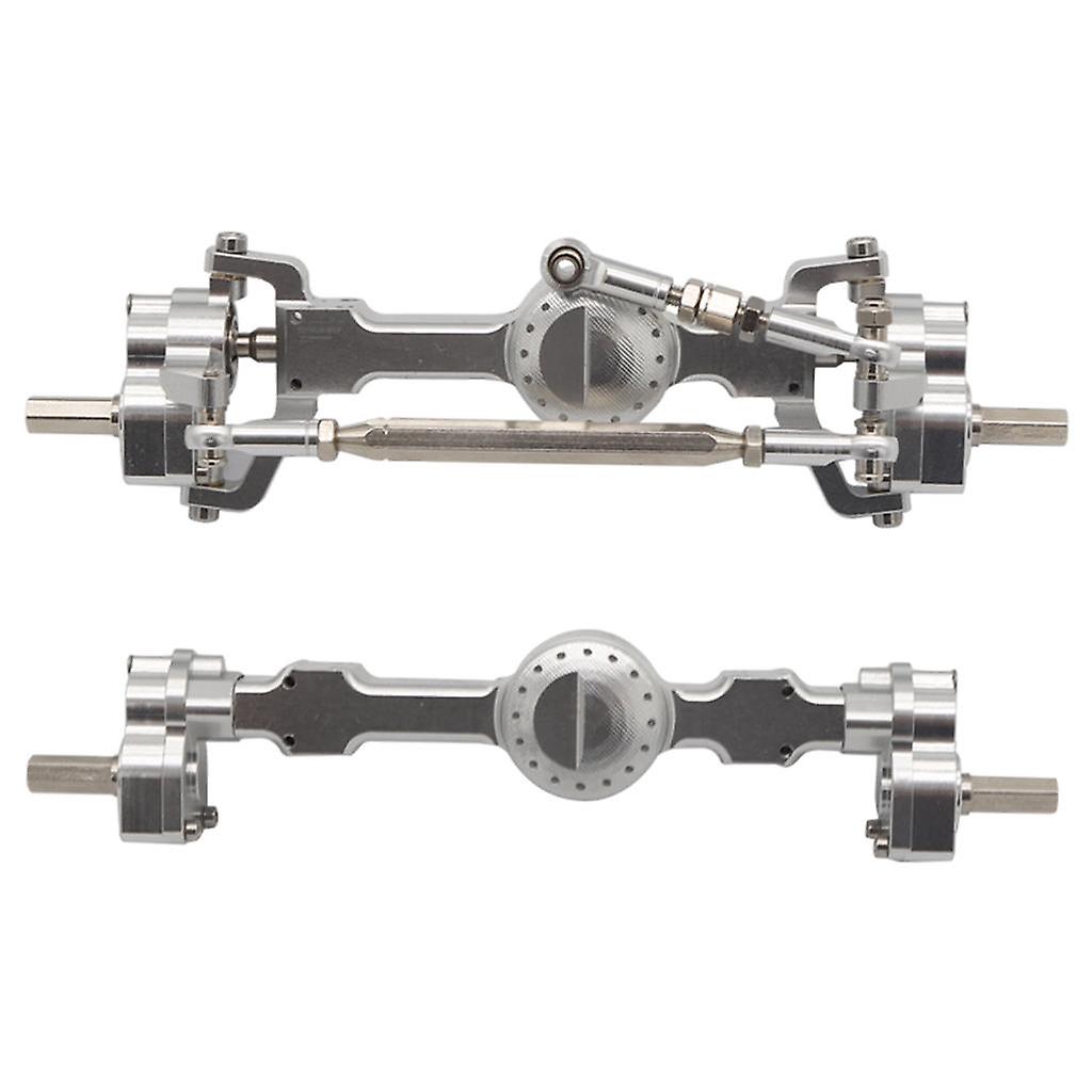 Front Rear RC Axle Kits 1:12 Scale Upgrade Axle Assembly for MN D90 MN90 Car Titanium