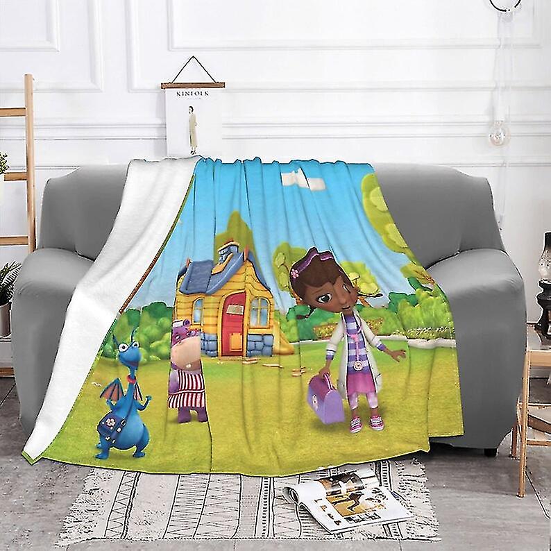 Custom Name Blanket Disney Doc Mcstuffins Tapestry Personalized