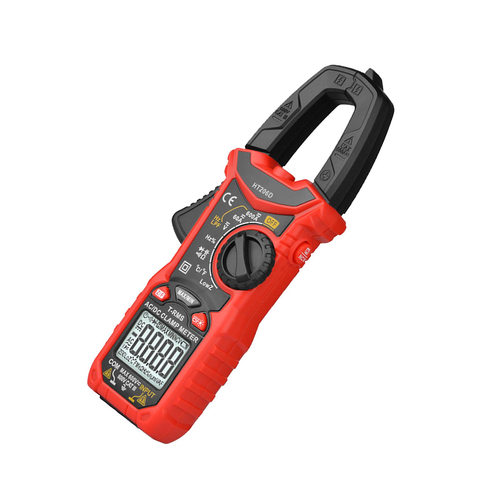 AC Current Digital Clamp Multimeter Clamp Current Voltage Tester Temperature Capacitance NCV600A