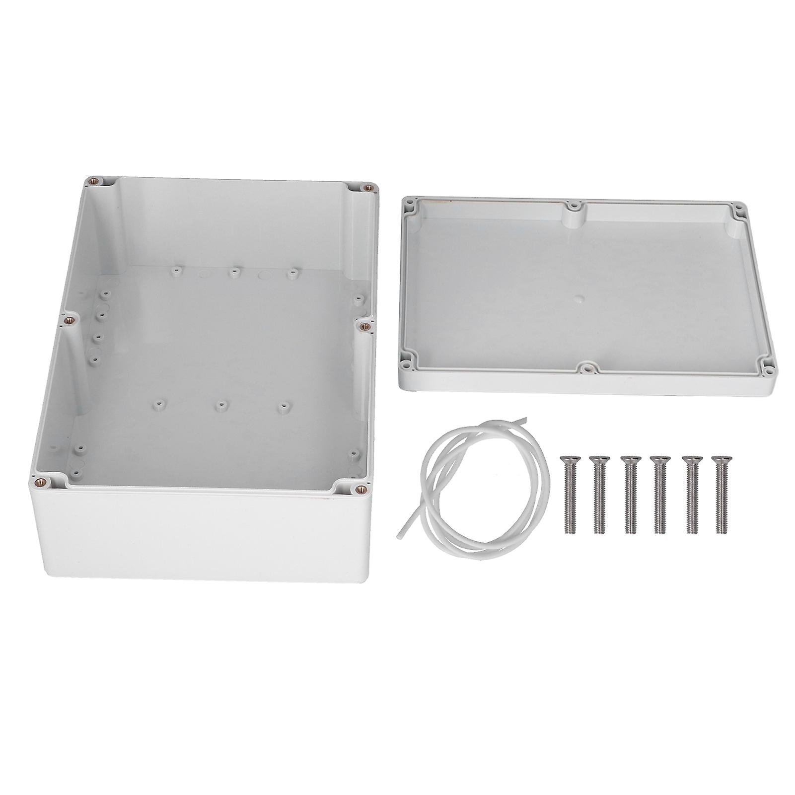 Risegun Power Junction Box Power Junction Box ABS Plastic Waterproof 263x185x95mm Electrical Project Case