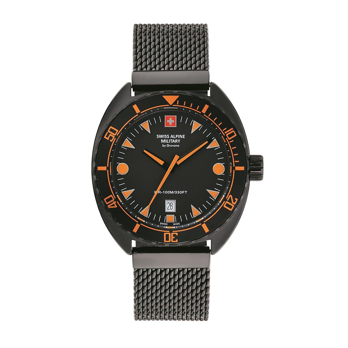 Swiss Alpine Military Men's Watch Analog Quartz 7066.1179SAM Stainless Steel