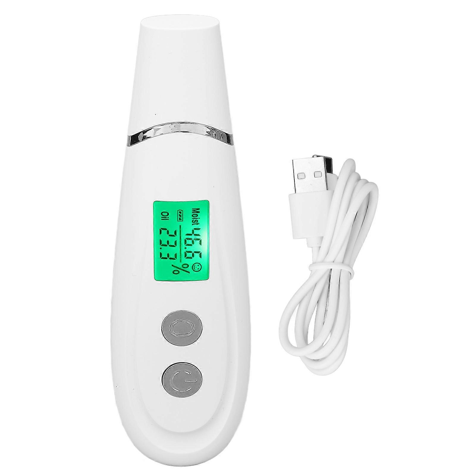 Skin Detector, White Face Moisture Tester, Skin Oil Content Detector, Moisture Analyzer