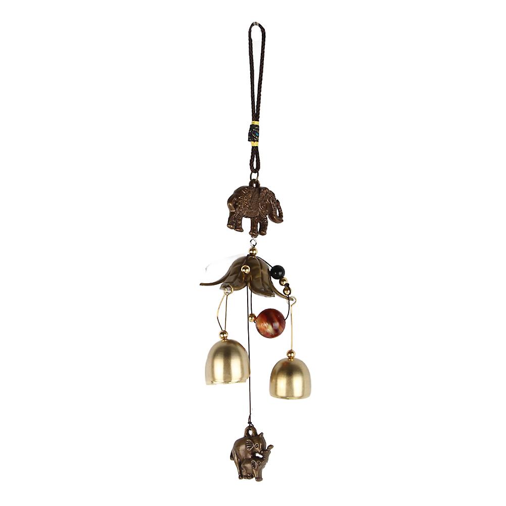 Elephant Alloy Wind Chimes - Exquisite Craftsmanship for Home Decoration