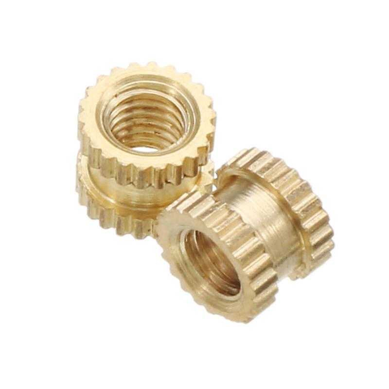 M3bn3 100pcs M3x4x5mm Metric Threaded Brass Knurl Round Insert Nuts