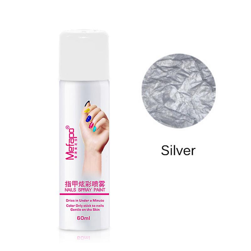 Nail Spray Paint Varnish Quick Dry Non Toxic DIY Nail Art Polish