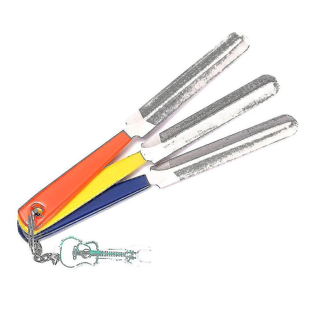 Guitar Nut Slotting Saddle Files With Strings Remover