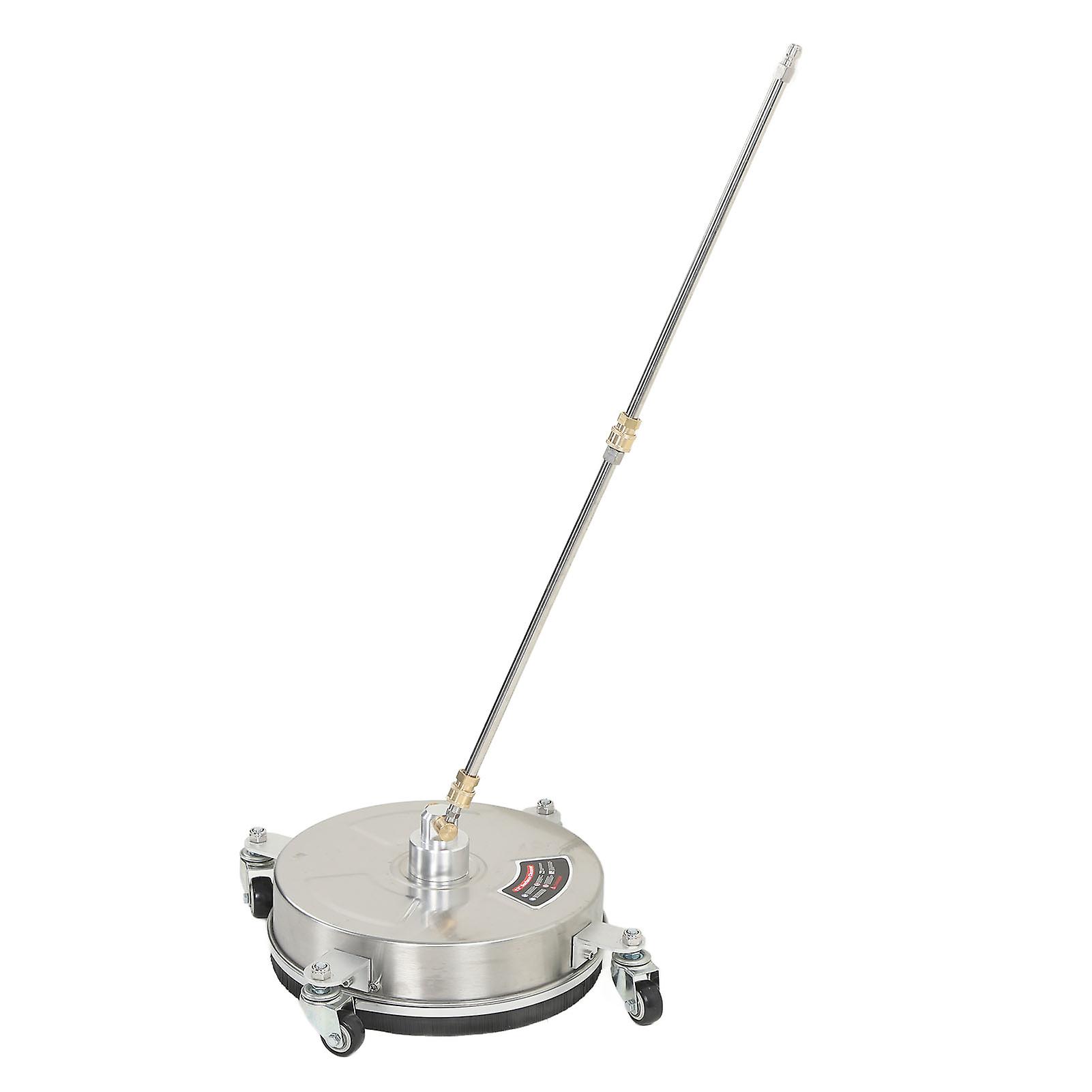 13 Inch Pressure Washer Surface Cleaner 4000psi Pressure Washer Surface Cleaner with 4 Wheels 2 Extension Wands