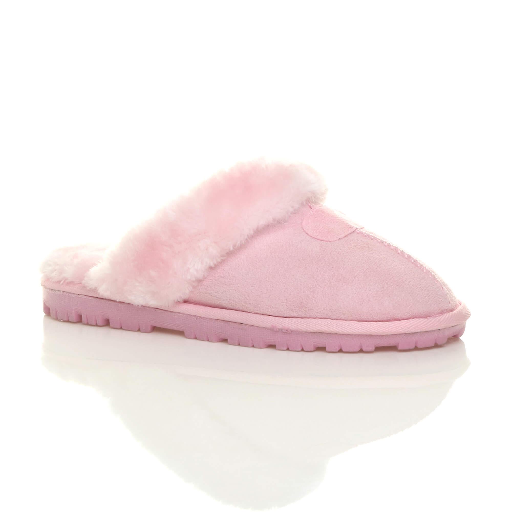 阿杰瓦尼女装平冬季人造羊皮毛皮衬里滑在豪华穆勒鞋拖鞋鞋