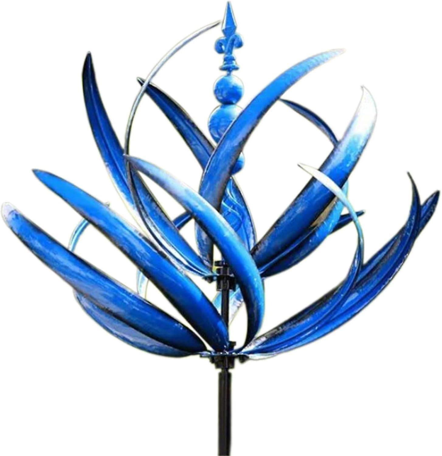 Garden Wind Spinner, Metal Wind Spinners For Yard And Garden, Outdoor Wind Sculptures Spinners With Stake, Yard Art Garden Lawn Decor