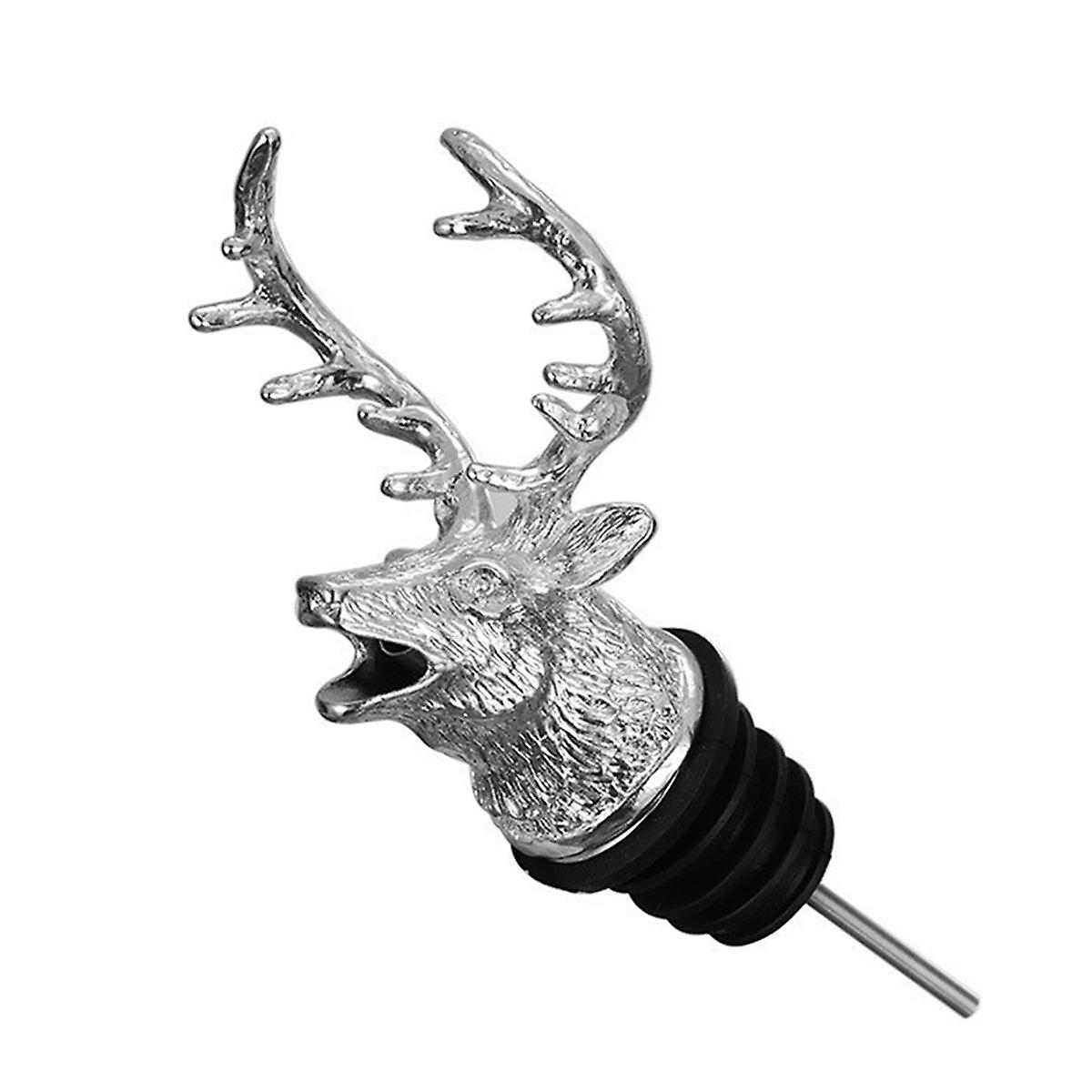 Wine Stopper Deer Champagne Vacuum Seal Kitchen Tools Bar Accessories Home Brewing Wine Making Barware Wine Dispenser A