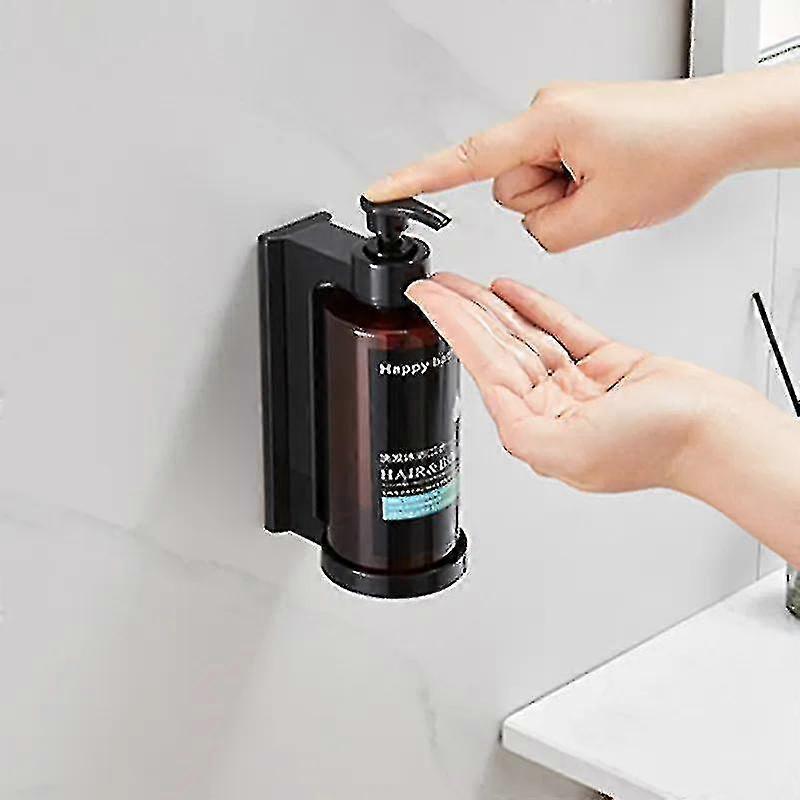 300 مل فندق موزع الصابون اليدوي مع قفل واحد مزدوج ثلاثي الجدار جبل اليد الصابون زجاجة شامبو دش جل موزع