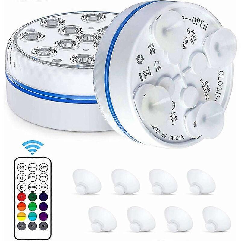 XueQiee Swimming Pool Light Bulb, Multi-Color Waterproof Underwater Swimming Pool Projector with Remote Control, Above Ground Swimming Pool Lighting, 