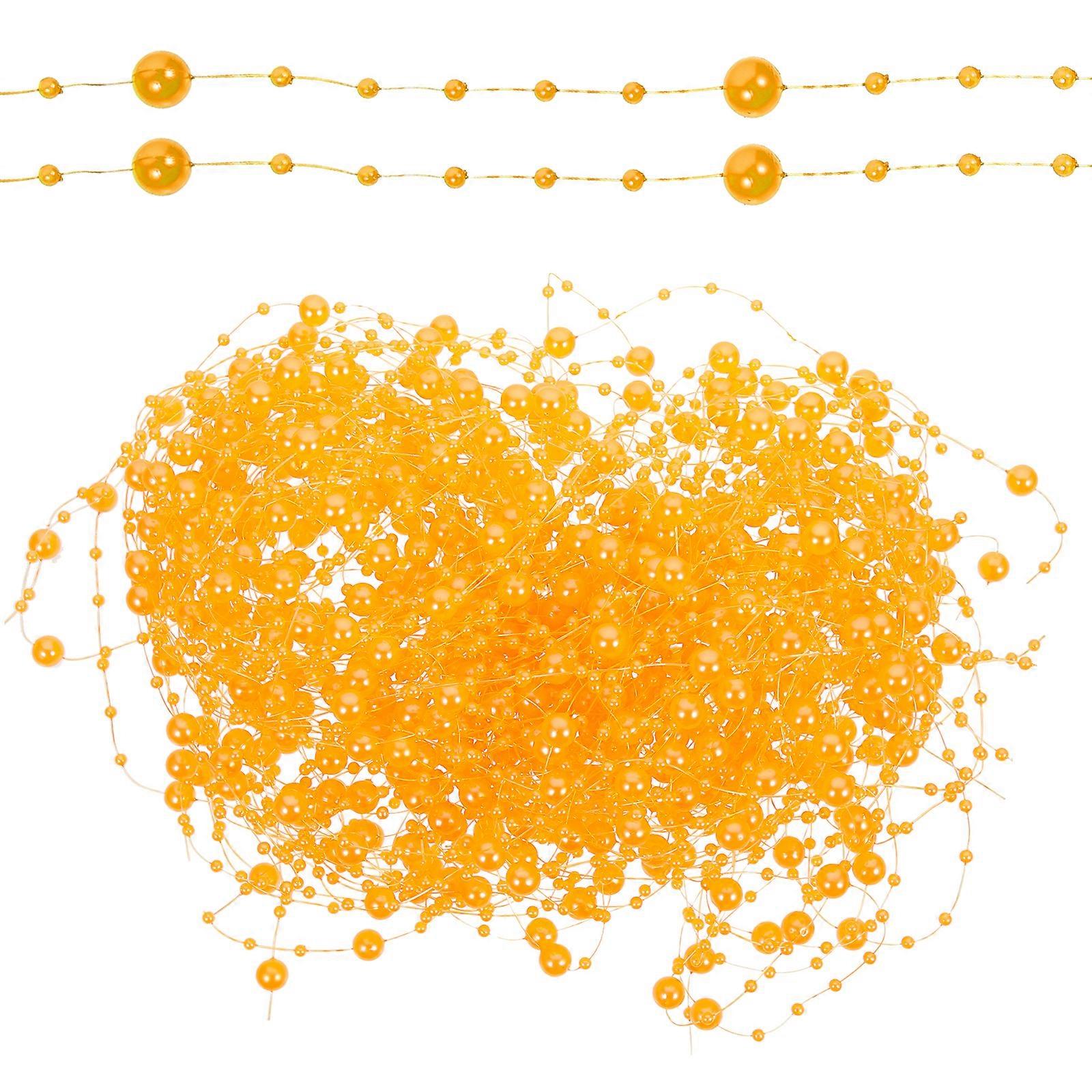 30pcs Künstliche Perlenschnur Schwimmende Kerze Kunstperlen Perlen String Party Girlande Dekor