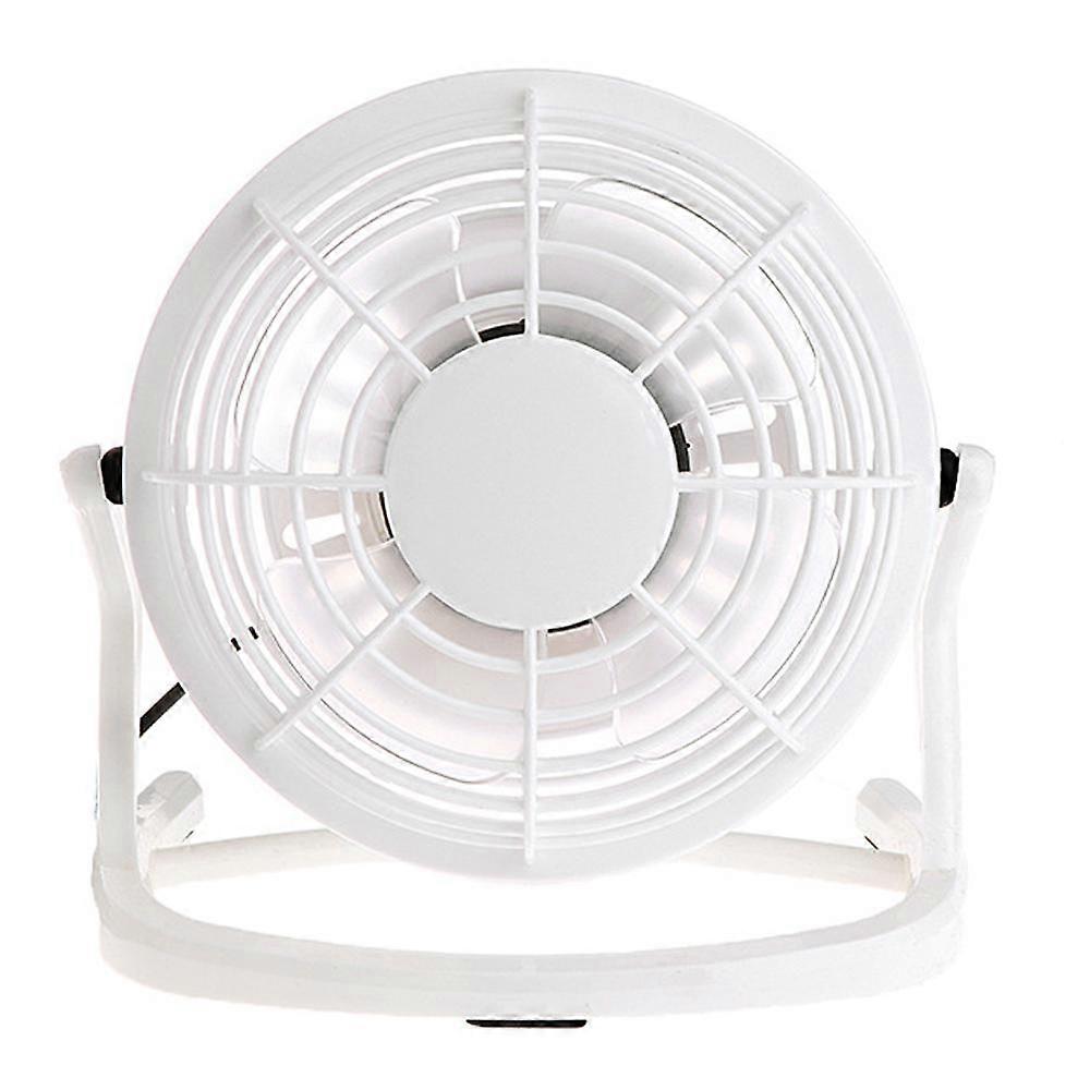 Mini Quiet Fan with Metal Construction & Strong Airflow & 360Adjustable Tilt Angle, Personal Cooling Fan for Desktop Office