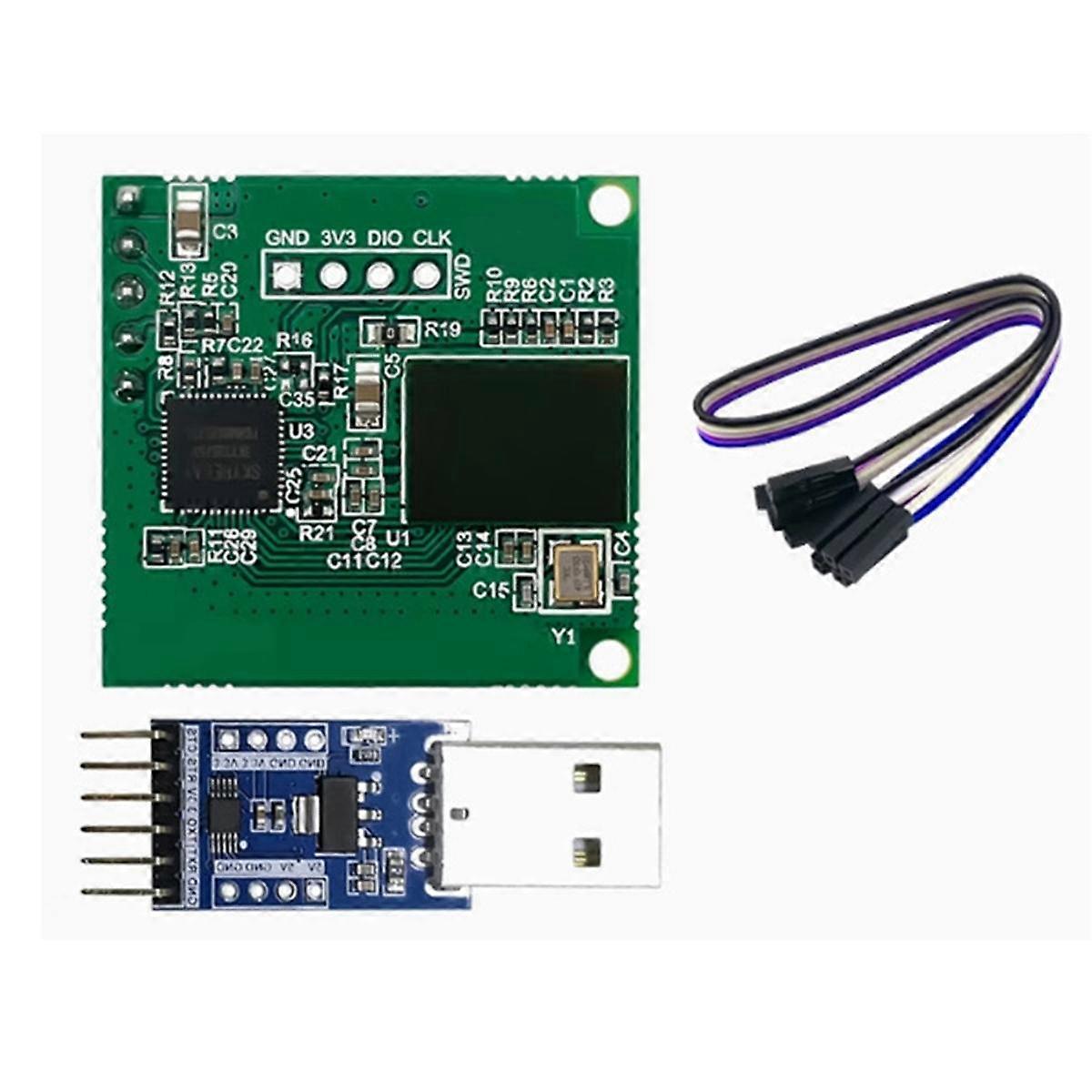 LD6001B 60GHz MmWave Radar Sensor+CH340 Serial Port Board High Precision Multi-Target 3D Human Presence Sensor Module