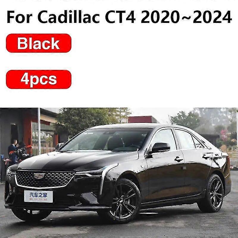 For Cadillac CT4 2023 Accessories 2020~2024 Car Fender Mud Flaps Splash Guard Front Wheel Mudguard Baking Paint Protect Mudflaps