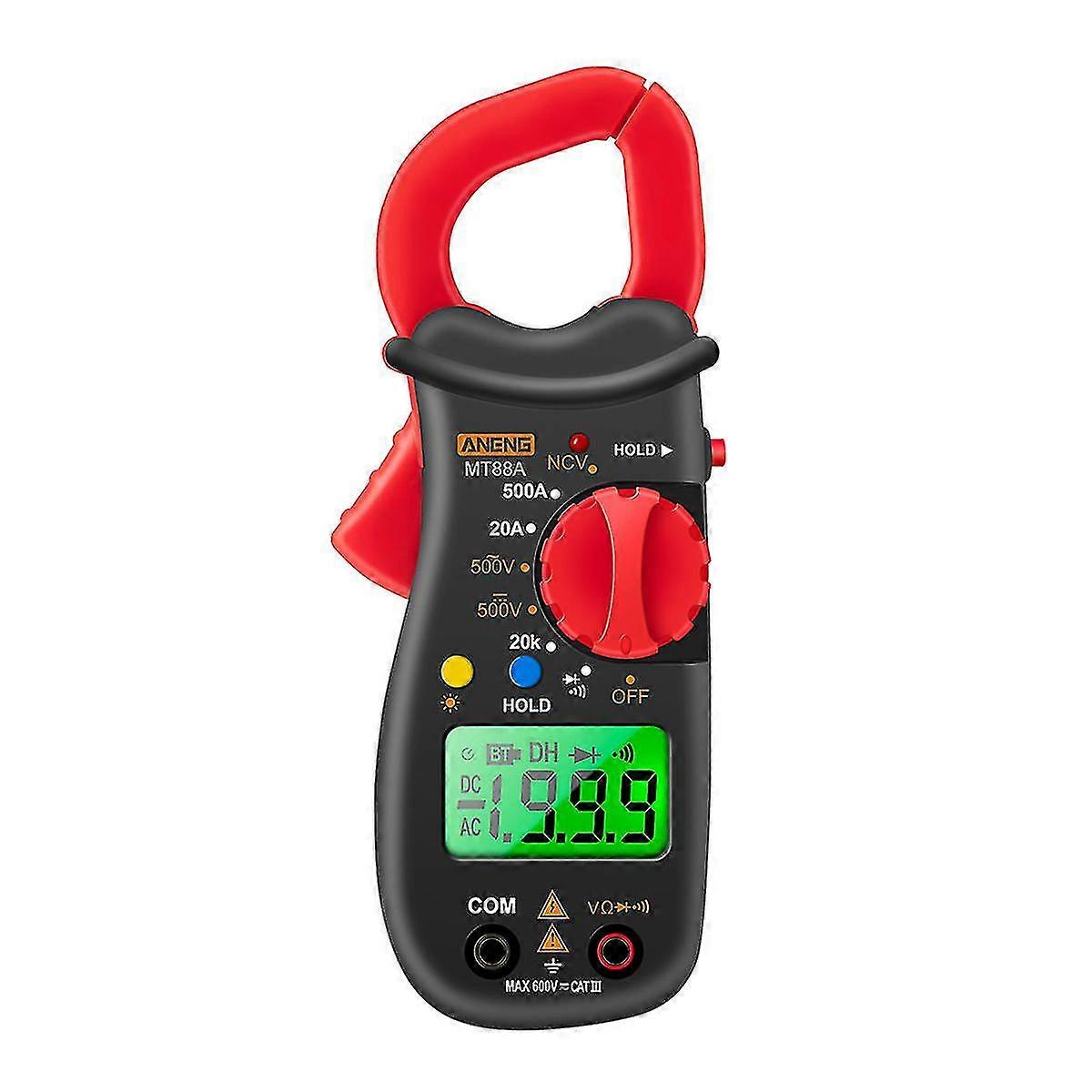 Clamp Meter Multimeter Lcd Digital Universal Meter 1999 Counts Auto Range Handheld Dc/ac Voltage Voltmeter 500a Ac Current Ammeter Frequency Cap