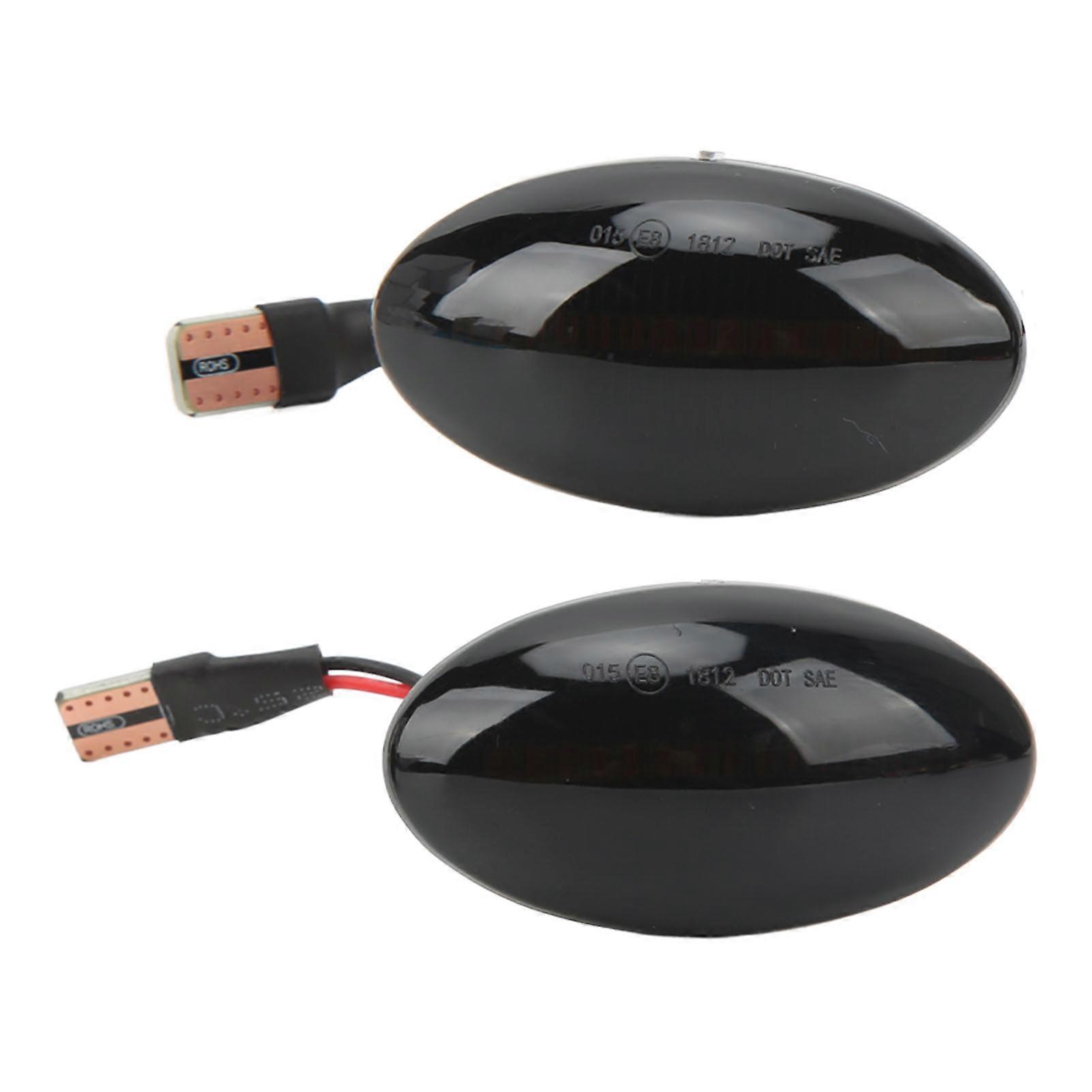 LED Dynamisches Seitenmarkierungslicht getönte Scheibe Blinker Blinker Blinker Leuchte für Cooper R50 R53 2002-2006 