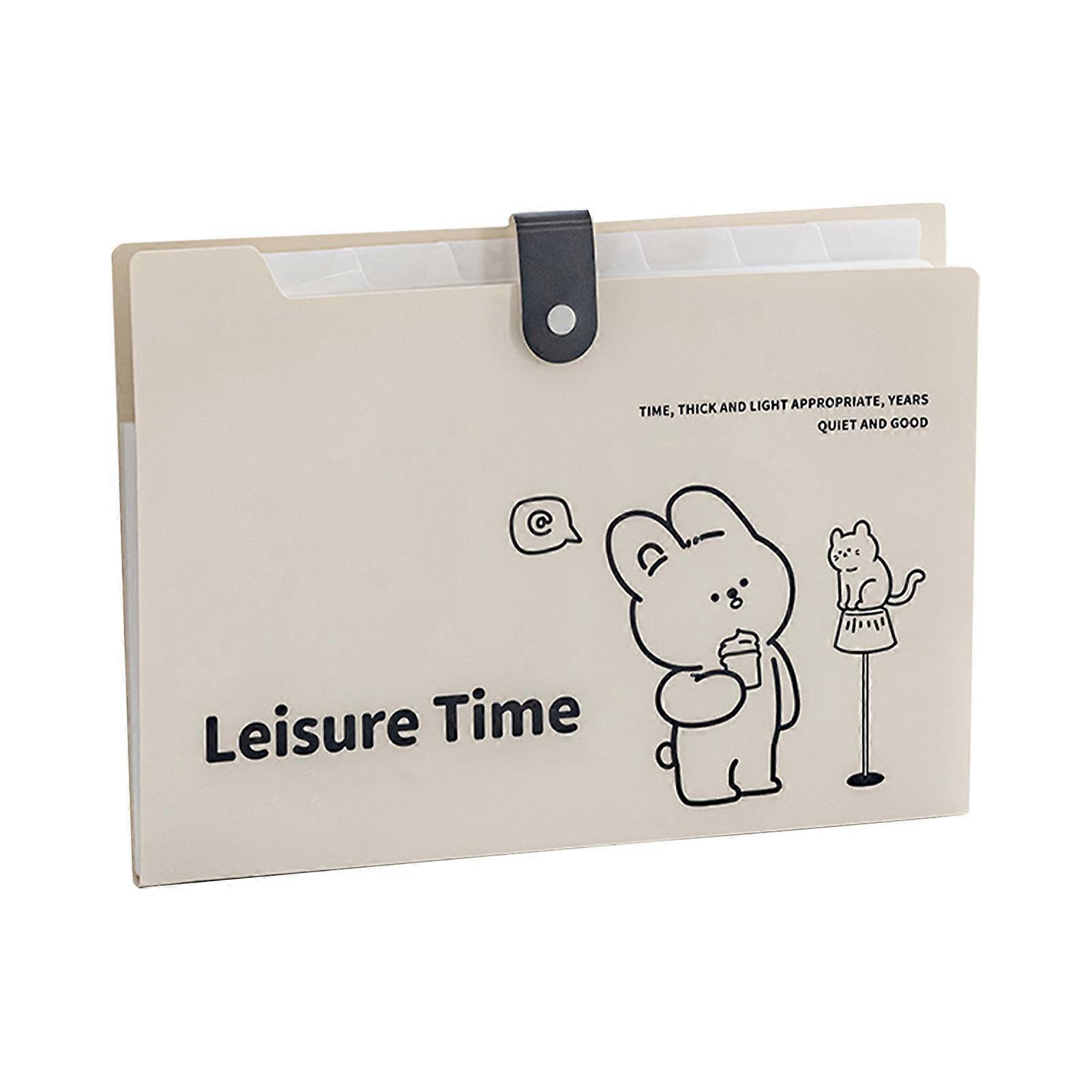Expanding File Folder 8 Layers Classification Labeling Waterproof Accordian File Folder Documents File Folder for Receipts Type 2