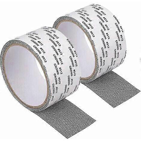 2pcs screen window patch-512 double-sided adhesive 50mm*2m (dark gray)