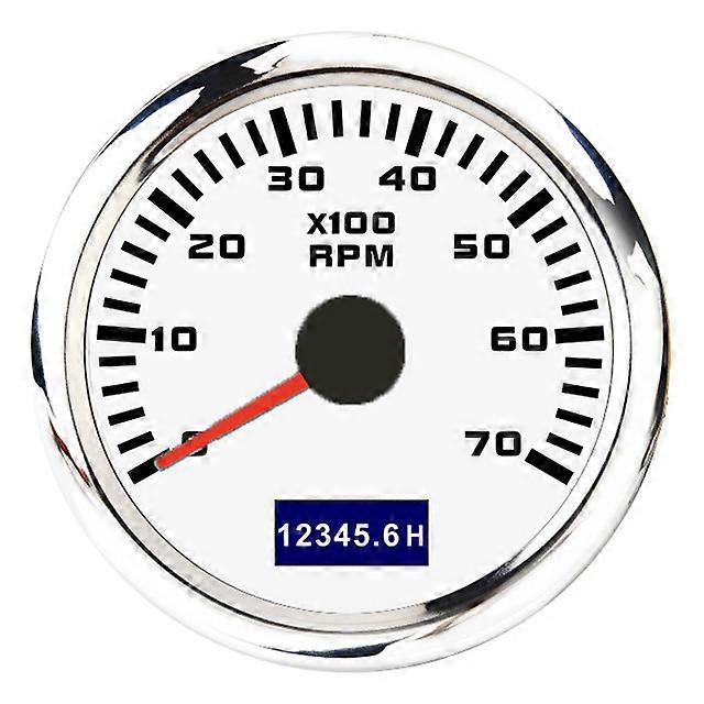 52mm Tachometer Sensor Hour Meter 3K-8K RPM Waterproof Hourmeter Gauge Lcd Display With Red Backlight For Marine Car Boat Yacht