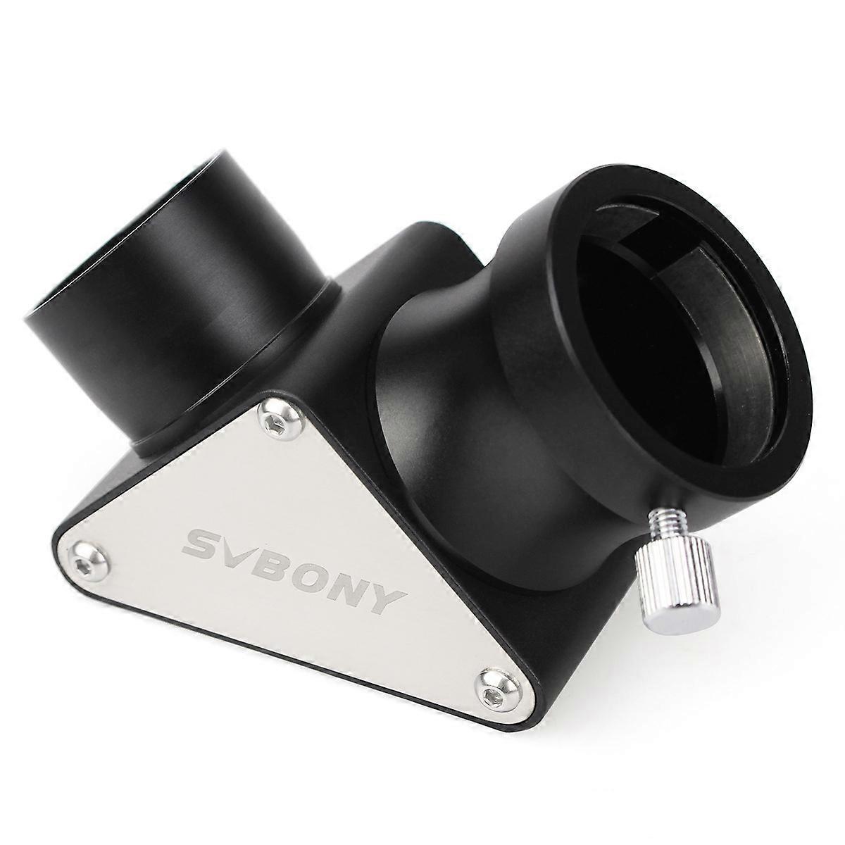 SV188 Zenith Diagonal Mirror, 1.25in 90 Degree Diagonal Adapter Erect Mirror, 90% Reflectivity Telescope Accessories for Planet Observing