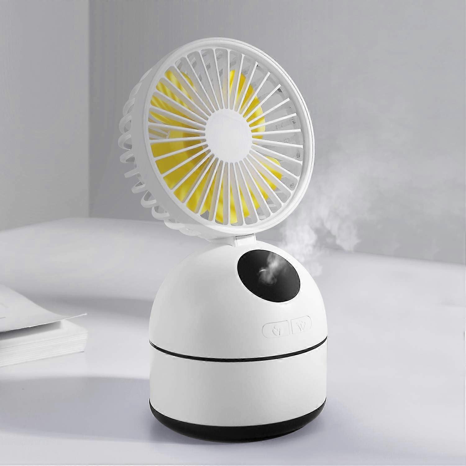 Small Personal Desk Fan Misting Mini Portable Fan, for Students, Outd TBX