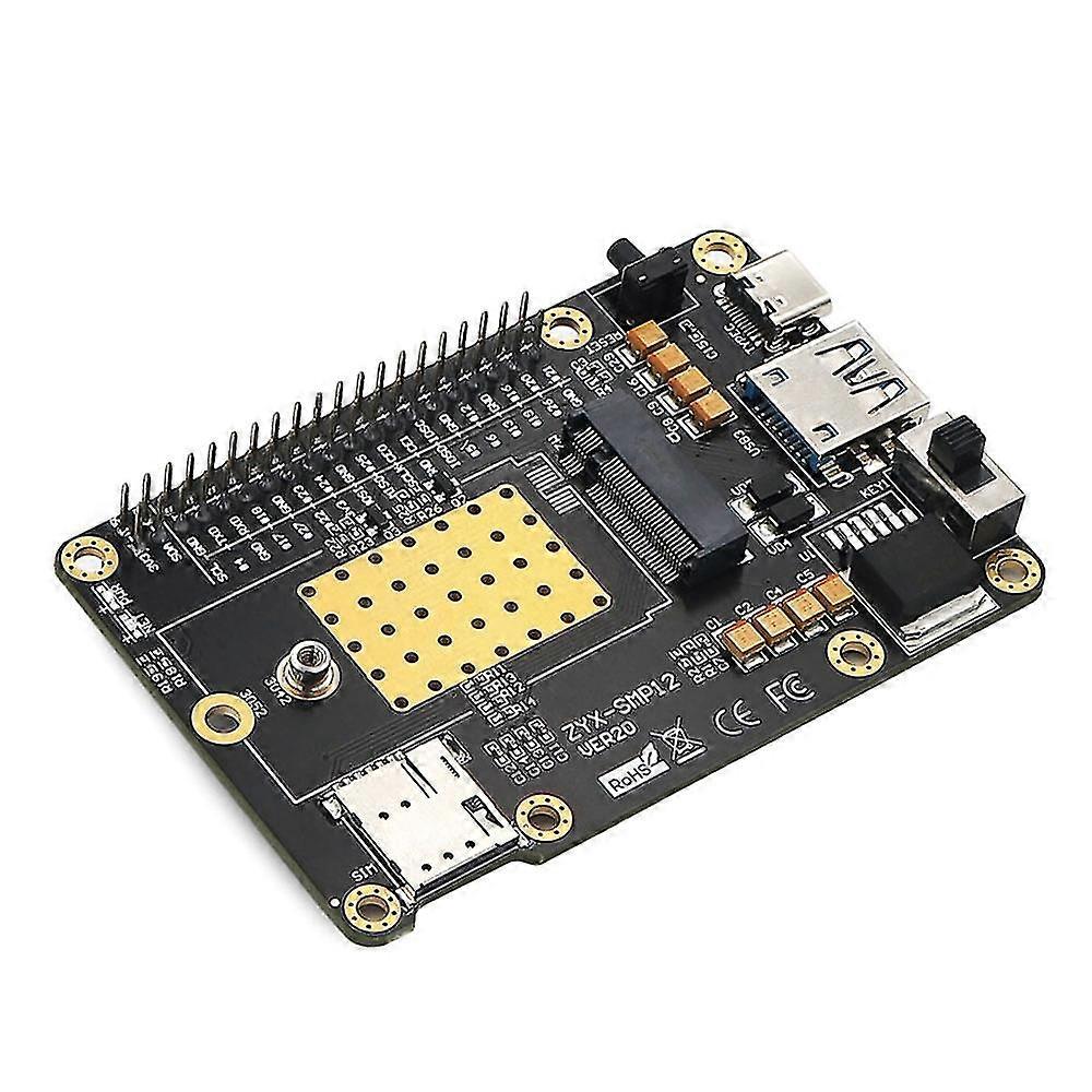 4G & 5G Base HAT Expansion Card for RM500Q/SIM8200/GM800 Module and Raspberry/ /Rock64 Media Comput