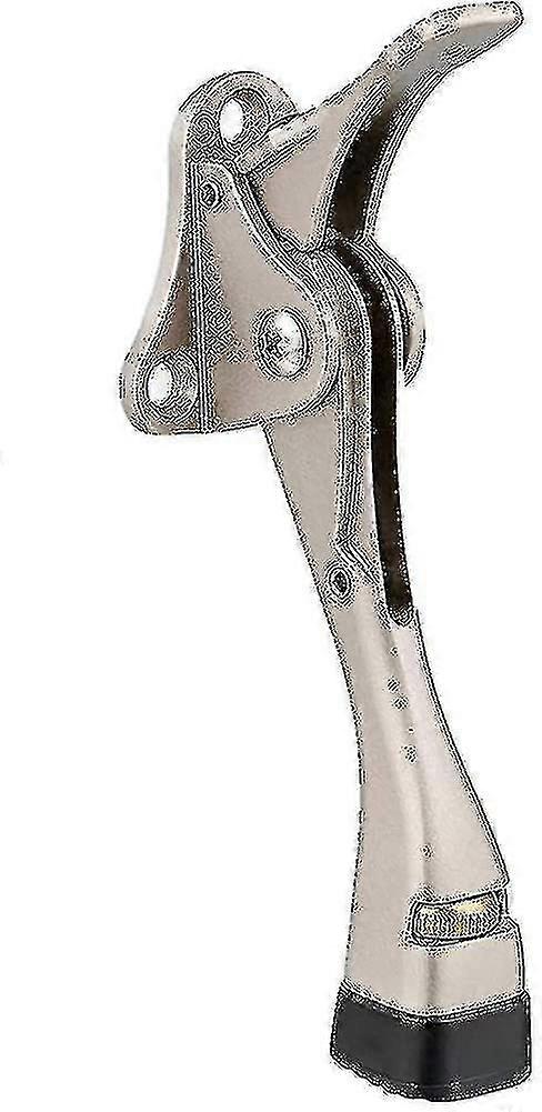 Door Stopper, 2 Packs Kickdown Door Stop With One Touch Adjustable Height