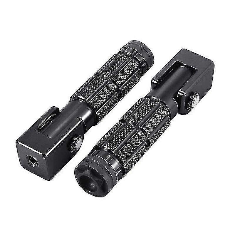 2pcs M10 Cycle Foot Peg Footrest Pedal Cycle Modificat Accessories 90 De Fixed Folding- Footpegs