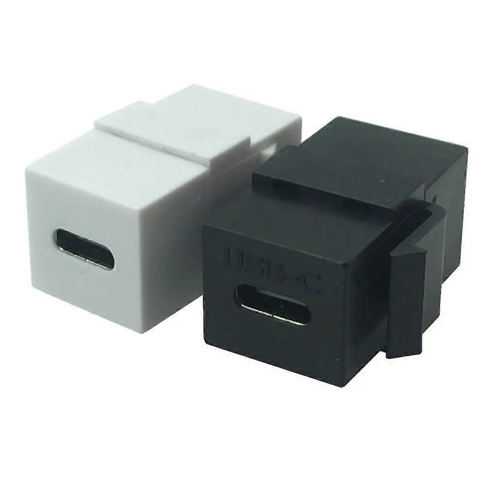 USB 3.1 θηλυκό σε θηλυκό συνδετήρα θυρών καλωδίων καλωδίων υποδοχών συνδετήρων κλειδαριών τύπων C τύπων Γ για την πρίζα πιάτων τοίχου