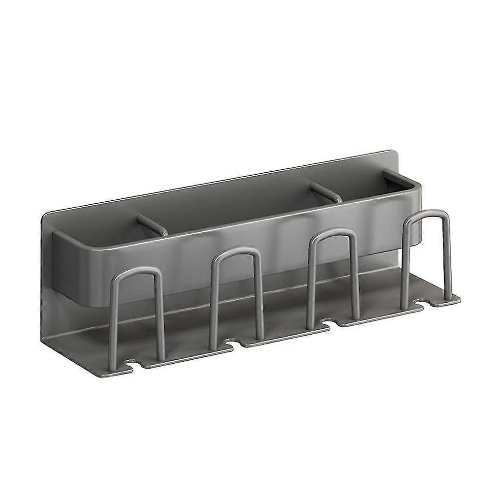 Toothbrush Holder Punch Free Shelf Rack Kitchen