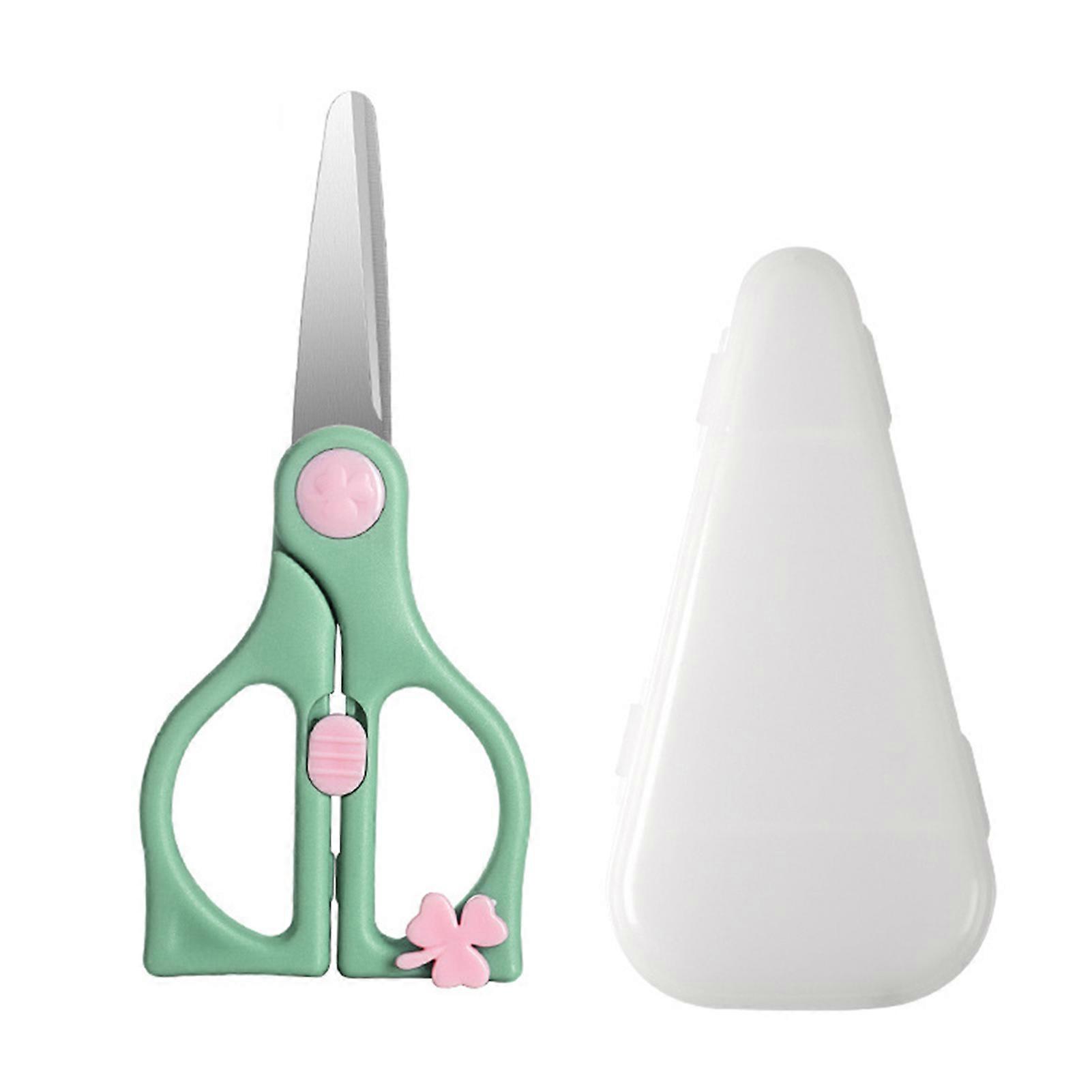Children Complementary Food Scissors Durable Easy Cleaning Rust Resistant Scissors for Outdoor BBQ Fish Meat