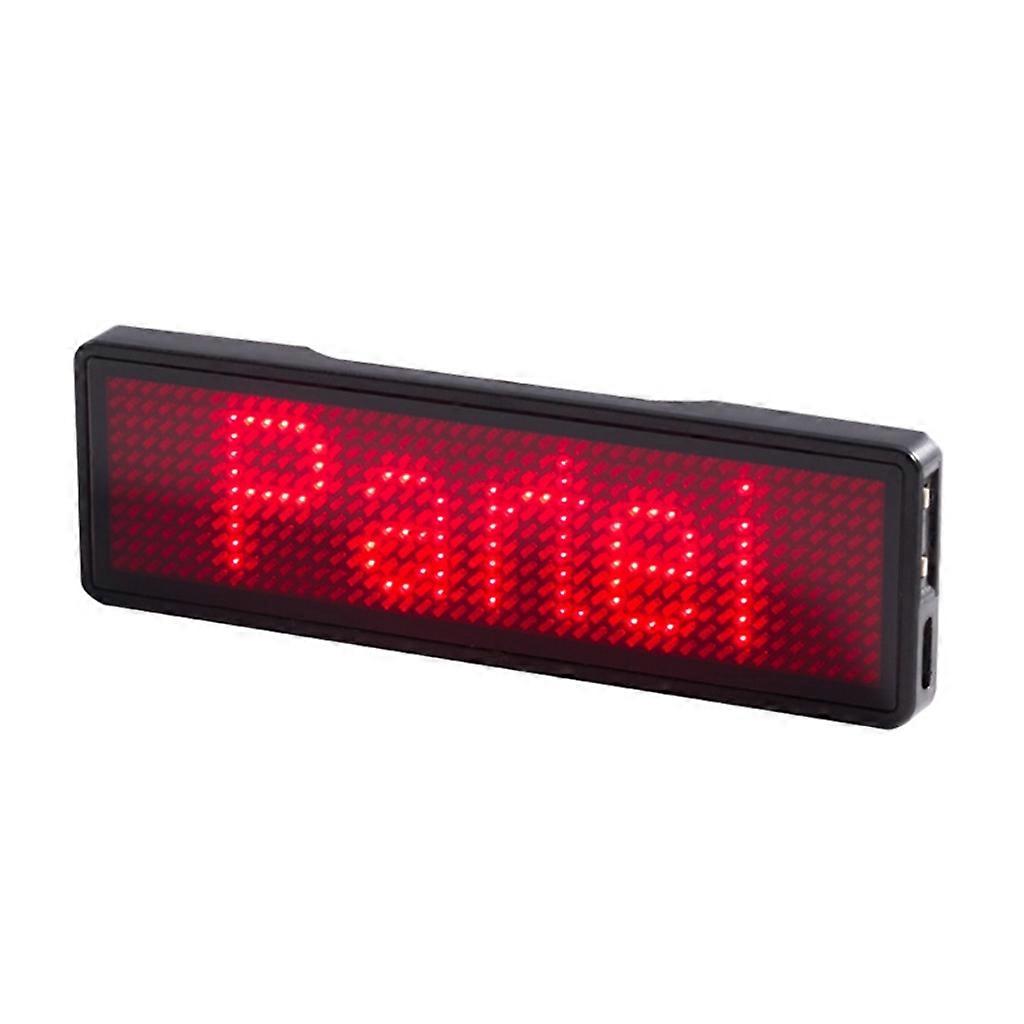 Led Name Badges Wireless Rechargeable LED Name Tags for Bar Hotel Party School Supermarkets Rechargeable Name Tags