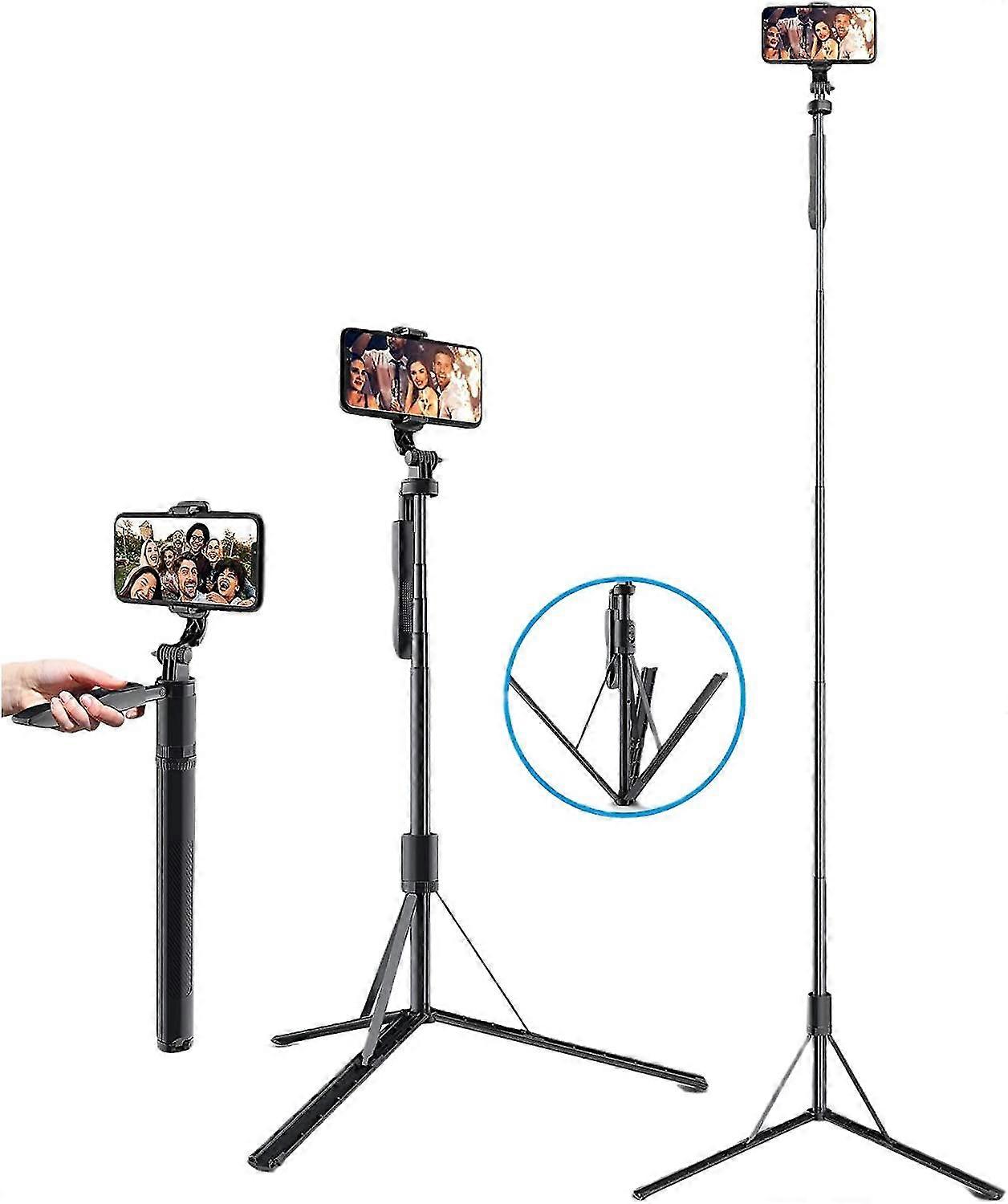 Selfie Stick,extendable Selfie Stick With Wireless Remote,compatible With12/11 Pro/xs Heilwiy Gift