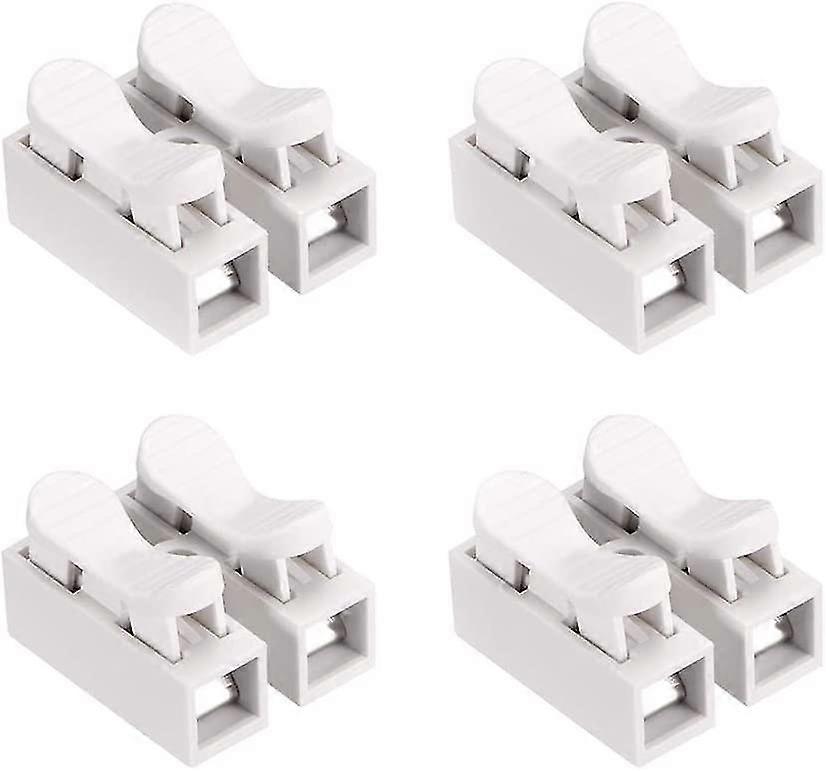 100pcs Wire Connector, Ch2 Spring Connector, Auto Connection Terminals, For Led Strip