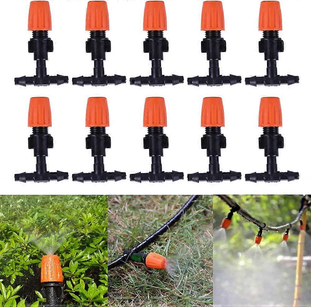 Garden Irrigation System,10Pc Drip Irrigation Kit Automatic Watering