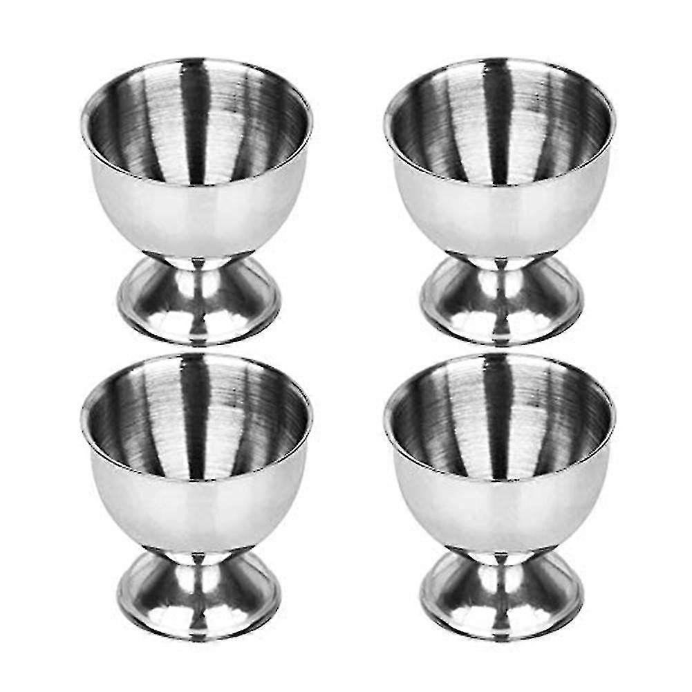 4pcs Stainless Steel Spring Wire Tray, Boiled Egg , Storage Holder