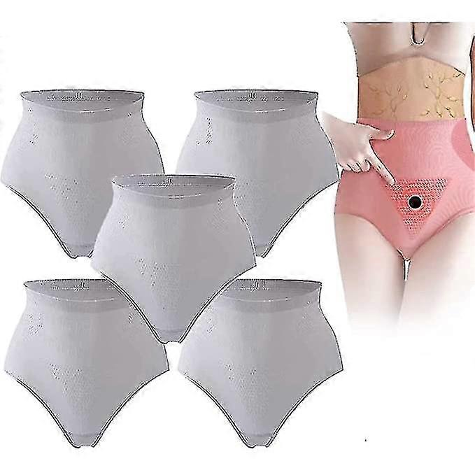 5stk Graphene Honeycomb Vaginal Stramming & Body Shaping Truser, Graphene Honeycomb Body Shaping Truser for kvinner