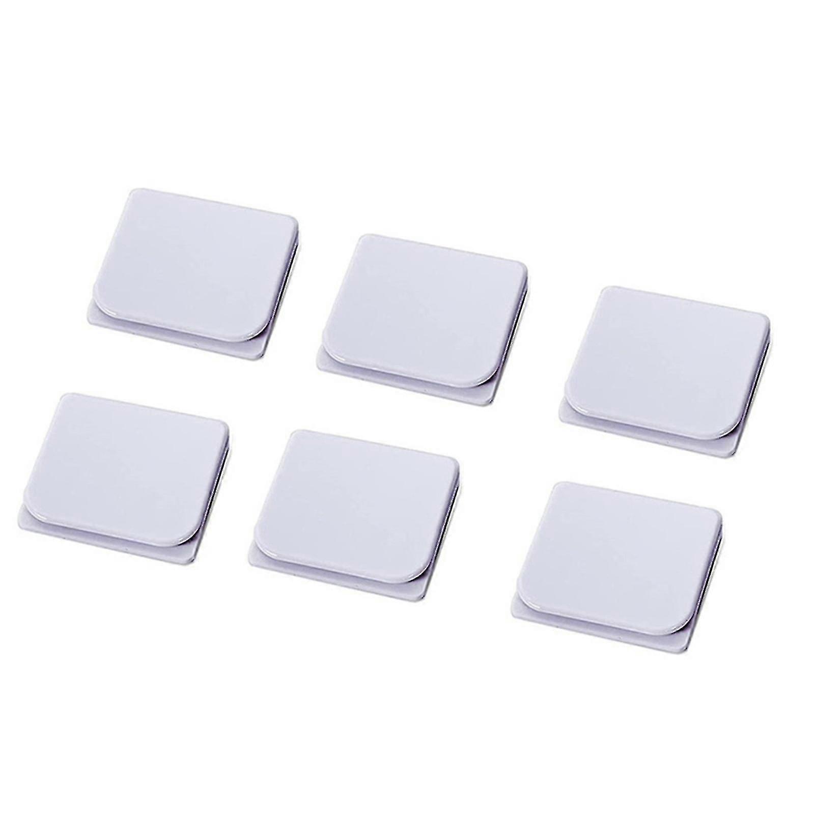 6 Pcs Shower Curtain Clips Windproof Splashproof Self Adhesive Shower Curtain Weight