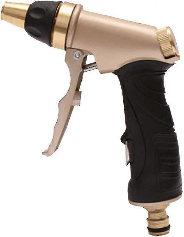 high pressure watering gun with adjustable brass nozzle